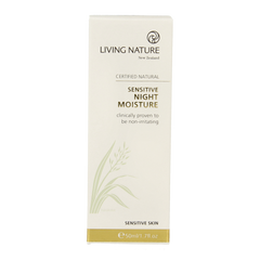 Living Nature Nachtcreme gevoelige huid 50.00 Milliliter