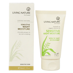 Living Nature Nachtcreme gevoelige huid 50 Milliliter