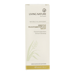 Living Nature Nachtcreme gevoelige huid 50 Milliliter