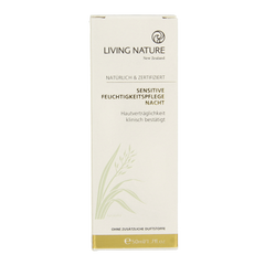 Living Nature Nachtcreme gevoelige huid 50.00 Milliliter