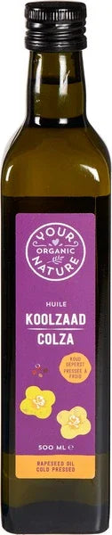 Your Organic Nature Koolzaadolie bio 500 Milliliter