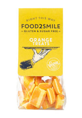 Food2Smile Orange treats suikervrij glutenvrij lactosevrij 90 Gram