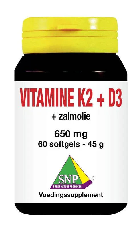 SNP Vitamine K2 D3 zalmolie 60 Capsules