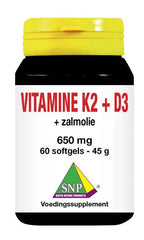 SNP Vitamine K2 D3 zalmolie 60 Capsules