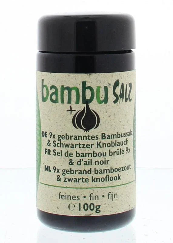 Bambu Salz Bamboezout knoflook 100 Gram