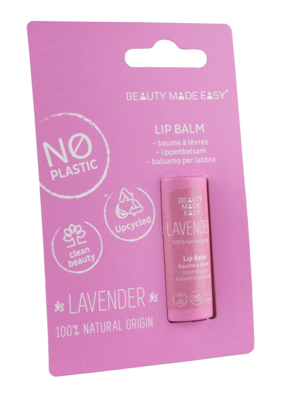 Beauty Made Easy Papertube lipbalm lavender 5.50 Gram