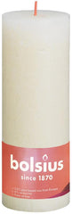 Bolsius Rustiekkaars shine 190/68 soft pearl 1.00 Stuks