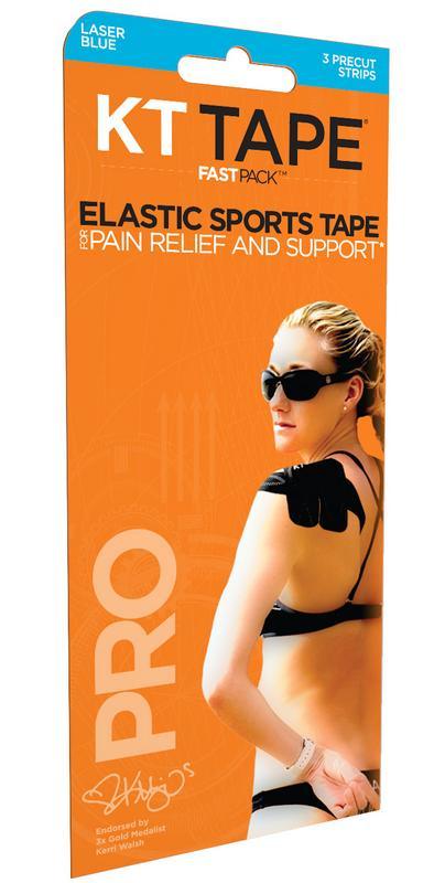 KT Tape Pro precut fastpack licht blauw 3 Stuks