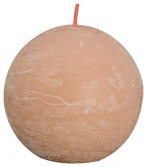 Bolsius Rustiek bolkaars shine 76 misty pink 1 Stuks