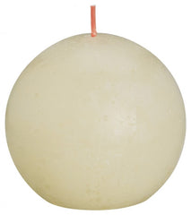 Bolsius Rustiek bolkaars shine 76 soft pearl 1.00 Stuks