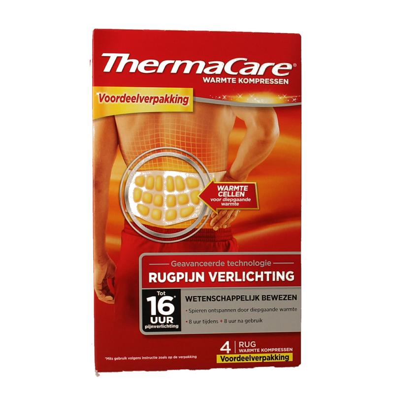 Thermacare Promopack rug kompres 4 Stuks