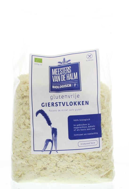 De Halm Gierstvlokken bio 500 Gram