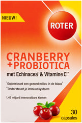 Roter Cranberry & probiotica 30.00 Capsules