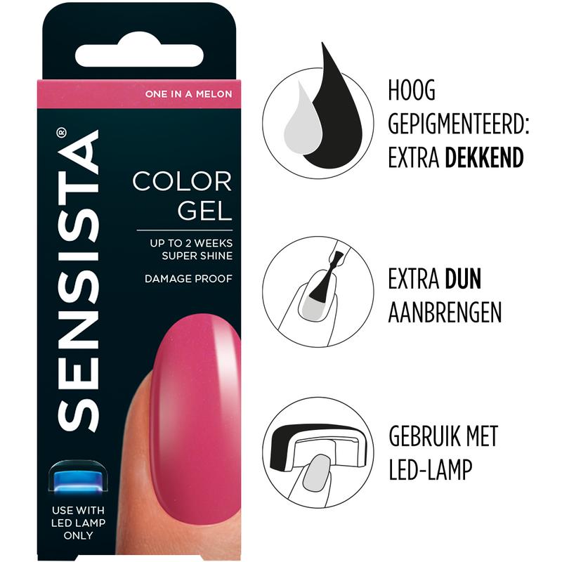 Sensista Color gel one in a melon 7.50 Milliliter