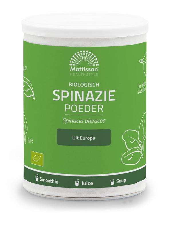 Mattisson Spinazie poeder bio 125 Gram