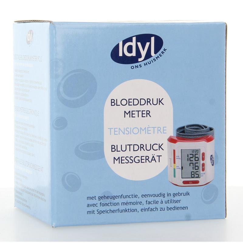 Idyl Op=Op Bloeddrukmeter pols/tensiometre NL-FR-DE 1.00 Stuks