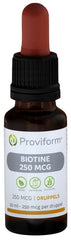 Proviform Biotine 250mcg druppels 20 Milliliter