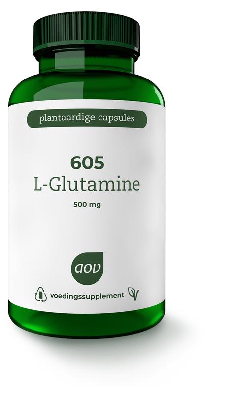 AOV 605 L-Glutamine 500mg 90 Vegetarische capsules