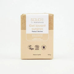 Alphanova Solide Cleansing bar bio gel droge huid sheabutter 100 Gram