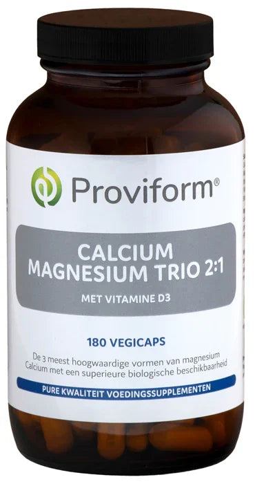 Proviform Calcium magnesium trio 2:1 & D3 180 Vegetarische capsules