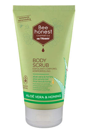 Traay Bee Honest Bodyscrub aloe vera & honing 150 Milliliter