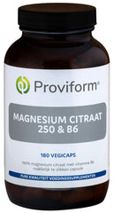 Proviform Magnesium citraat 250 & B6 180 Vegetarische capsules