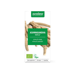 Purasana Ashwagandha KSM-66 vegan bio 60 Vegetarische capsules