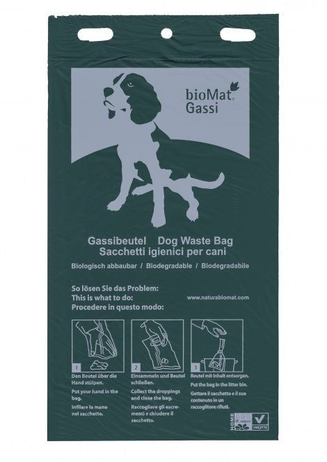 Biomat Wastebag compostable dog 20 x 33.7cm 100 Stuks
