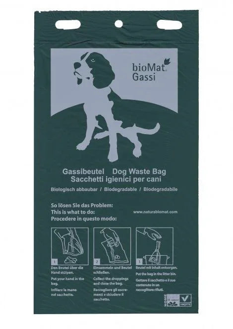 Biomat Wastebag compostable dog 20 x 33.7cm 100 Stuks