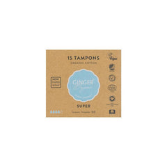 Ginger Organic Tampon super 15.00 Stuks