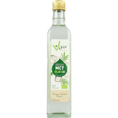Vitiv MCT olie C8 coconut pure 99% caprylic acid bio 500 Milliliter