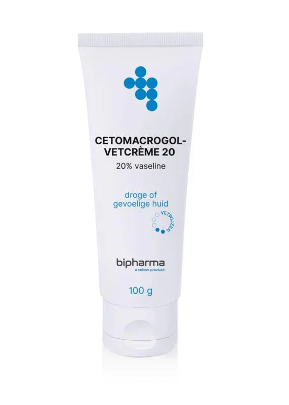 Bipharma Cetomacrogol-vetcreme 20 losse tube 100 Gram