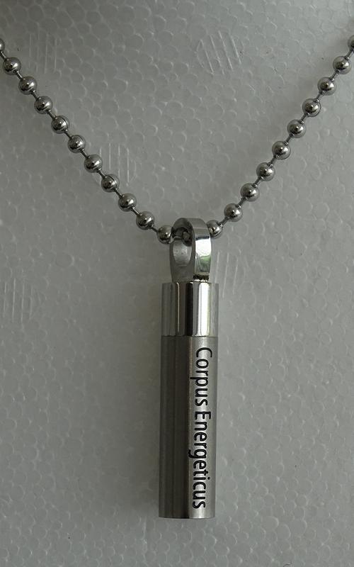 Vita Corpus Energeticus metalen hanger met ketting 1 Stuks