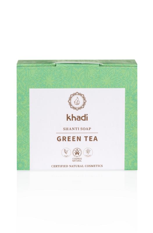 Khadi Groene thee zeep 100.00 Gram