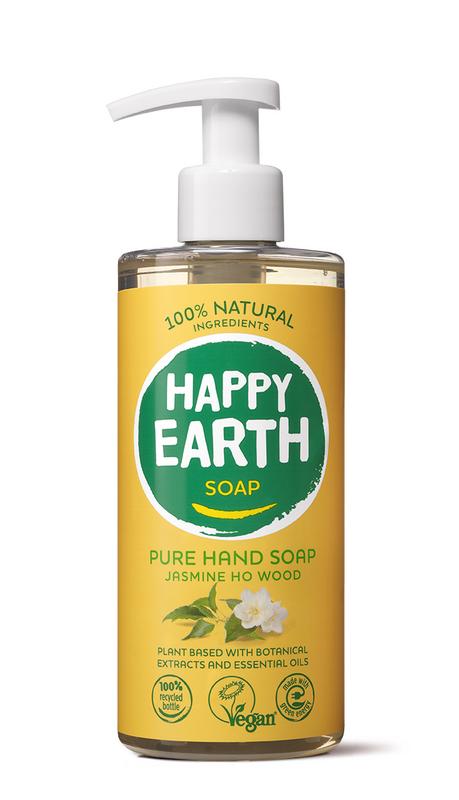 Happy Earth Handzeep jasmine ho wood 300 Milliliter