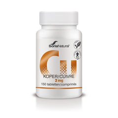 Soria Natural Koper 2mg bio-actief 150.00 Tabletten