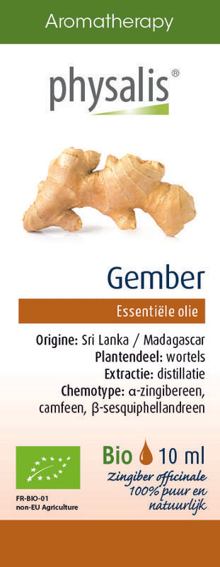 Physalis Gember bio 10 Milliliter