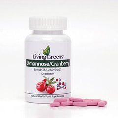Livinggreens Cranberry met D-Mannose 120 Tabletten