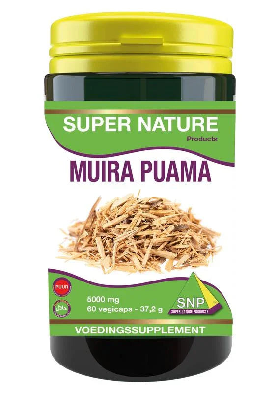 SNP Muira puama 5000mg puur 60 Vegetarische capsules