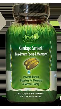 Irwin Naturals Ginkgo smart 60 Softgels