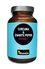 Hanoju Curcuma poeder & zwarte peper extract 90 Capsules