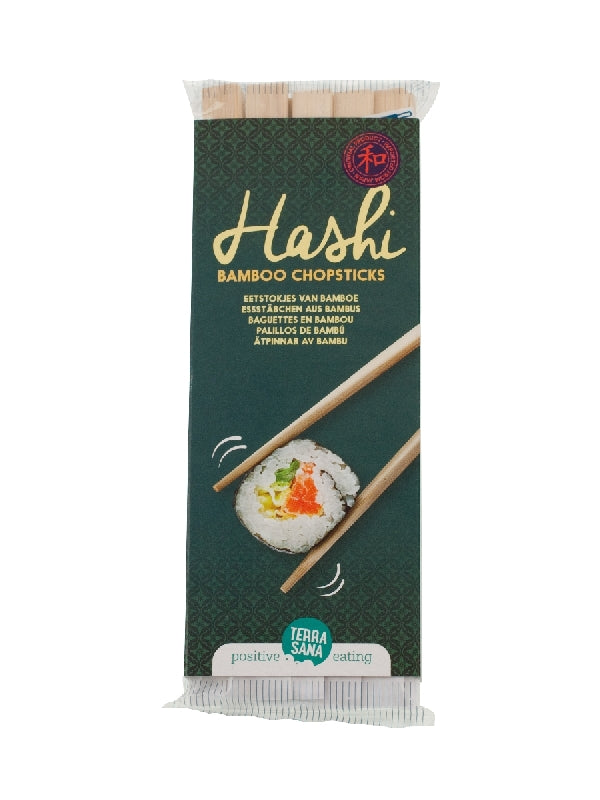 TerraSana Bamboe eetstokjes 10 Stuks