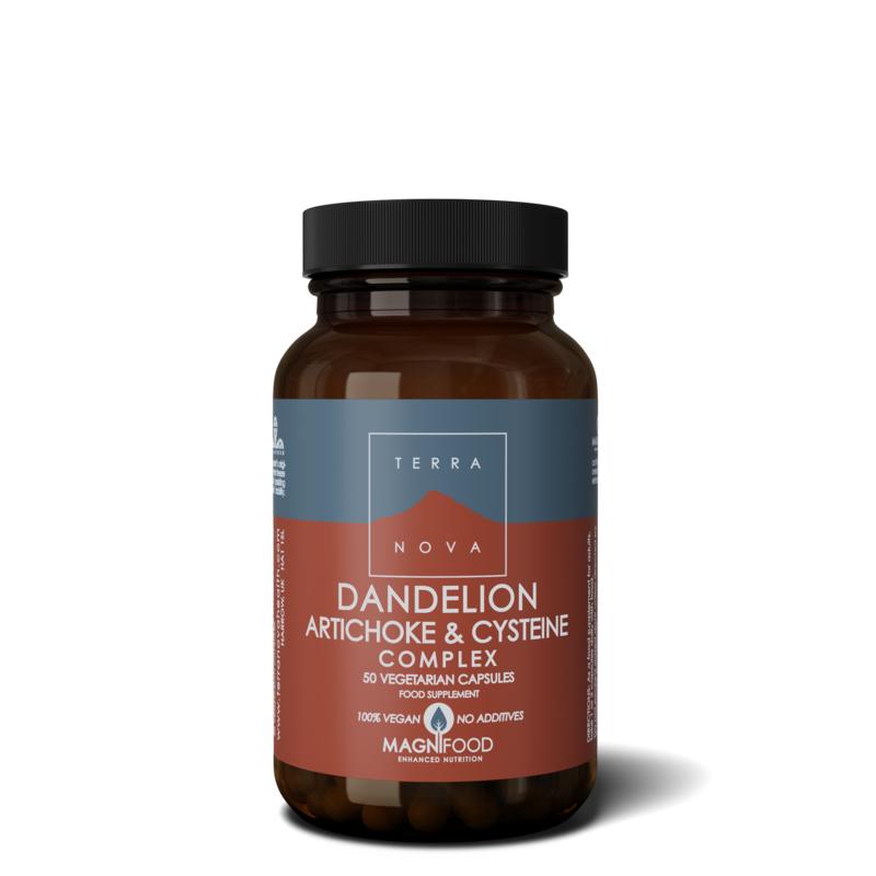 Terranova Dandelion artichoke & cyste complex 50 Vegetarische capsules