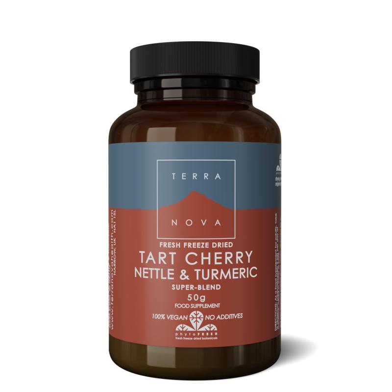 Terranova Tart cherry & nettle & turmeric 50.00 Gram