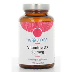 TS Choice Vitamine D3 25mcg 360.00 Tabletten