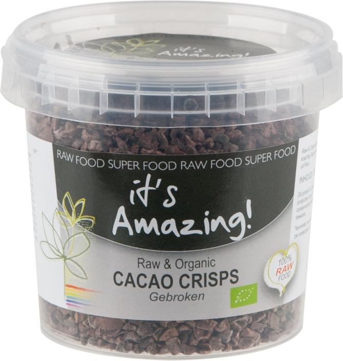 It's Amazing Cacao crisps gebroken bio 150.00 Gram