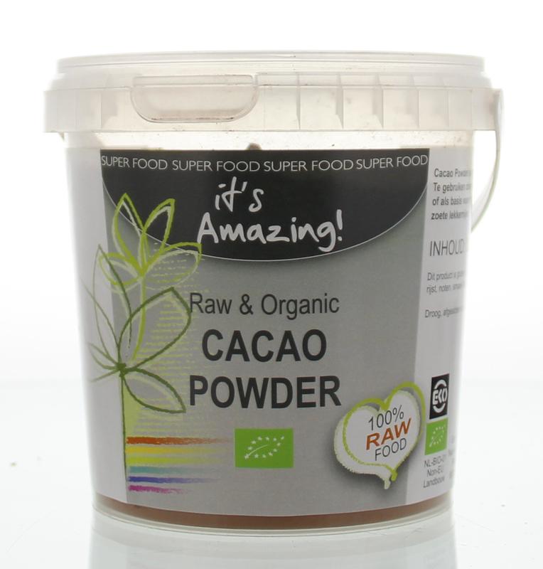 It's Amazing Raw & organic cacao poeder bio 300.00 Gram