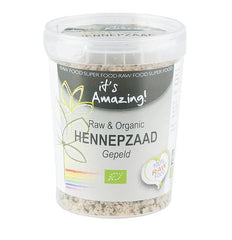 It's Amazing Raw & organic hennepzaad gepeld bio 250 Gram