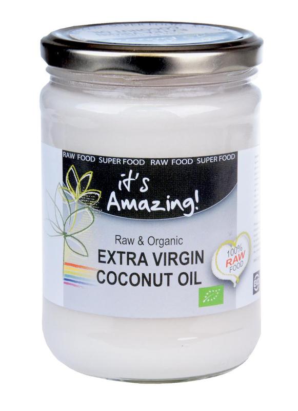 It's Amazing Kokosolie blend extra virgin in glas bio 500 Milliliter
