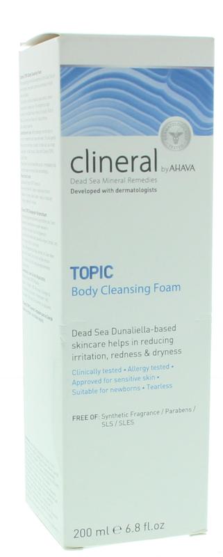 Ahava Clineral topic body cleansing foam 200 Milliliter